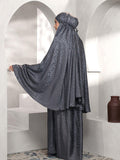 Bokitta premium prayer set jacquard scarf and skirt, UK version