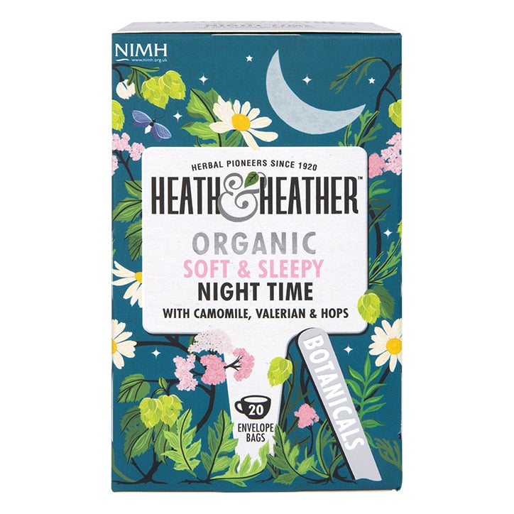 Heath & Heather Organic Night Time 20 Tea Bags GOODS Holland&Barrett