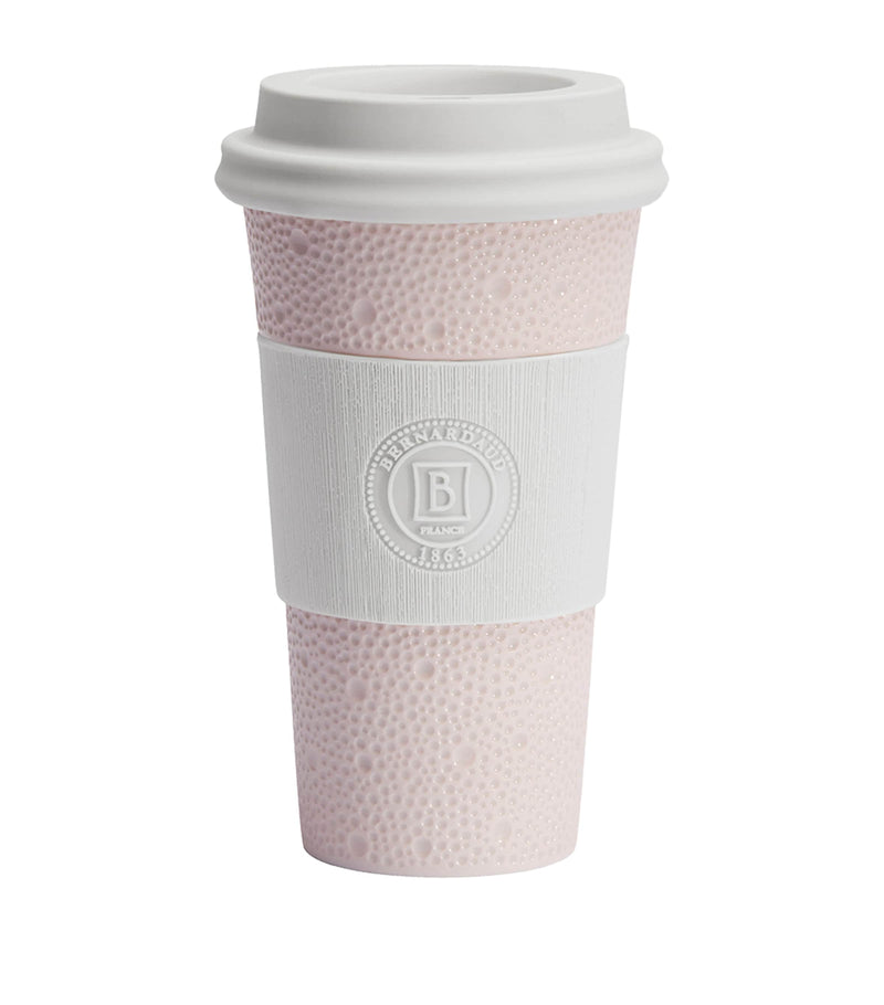 Bernardaud Ecume Nomad travel mug - British product