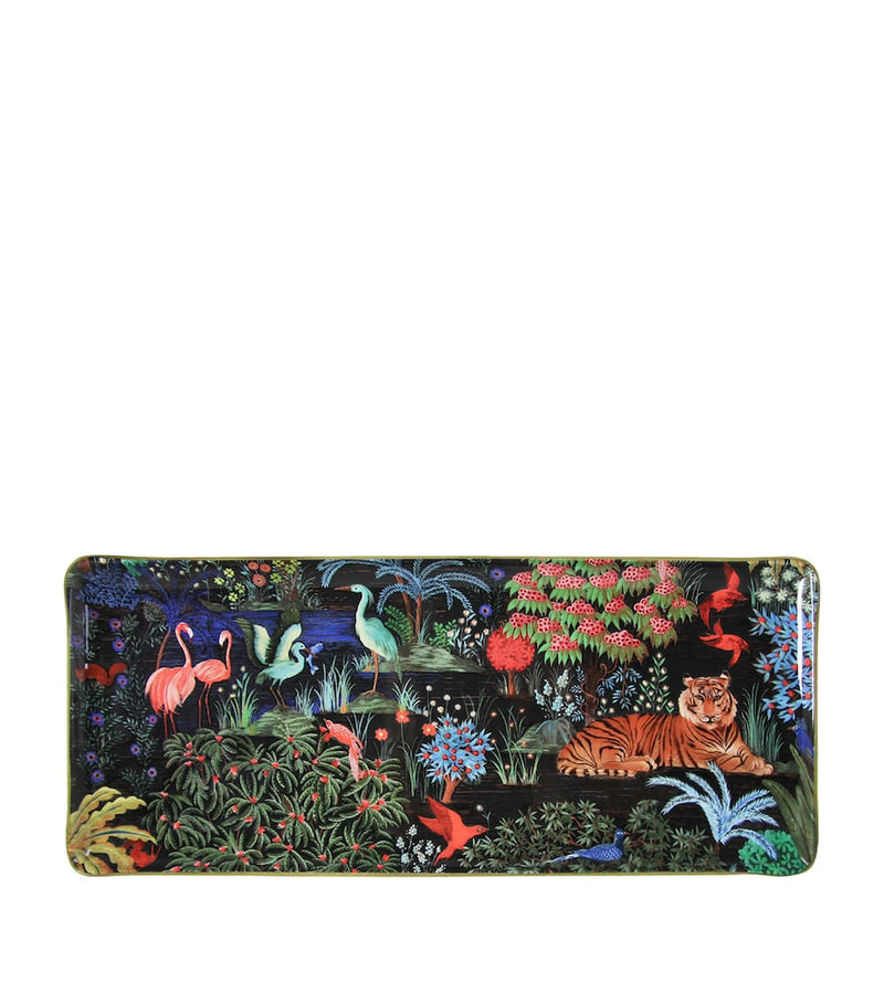 Gien Jardin du Palais oblong serving tray - British product