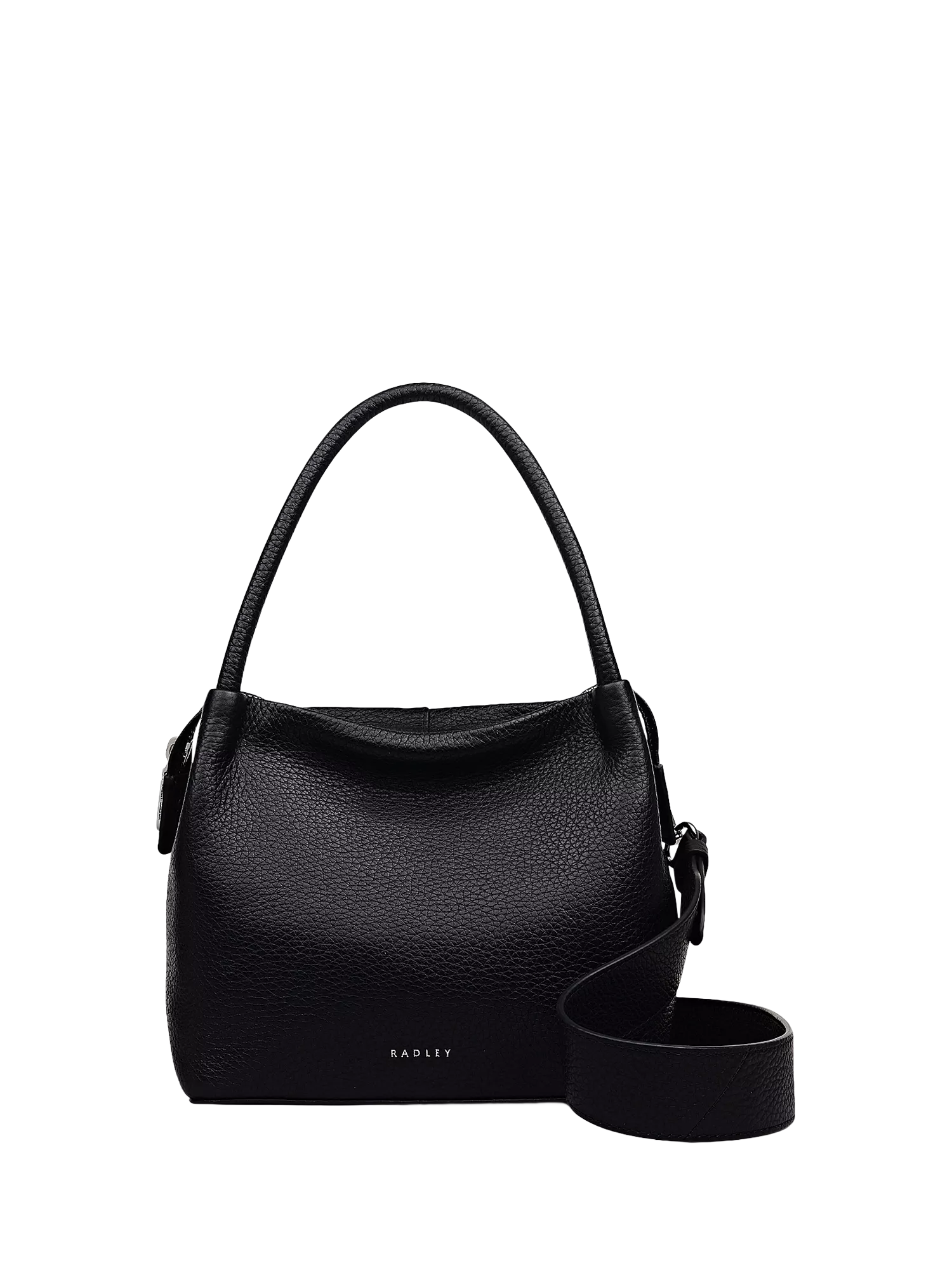 Radley Ivydale Road black leather grab bag, imported from the UK