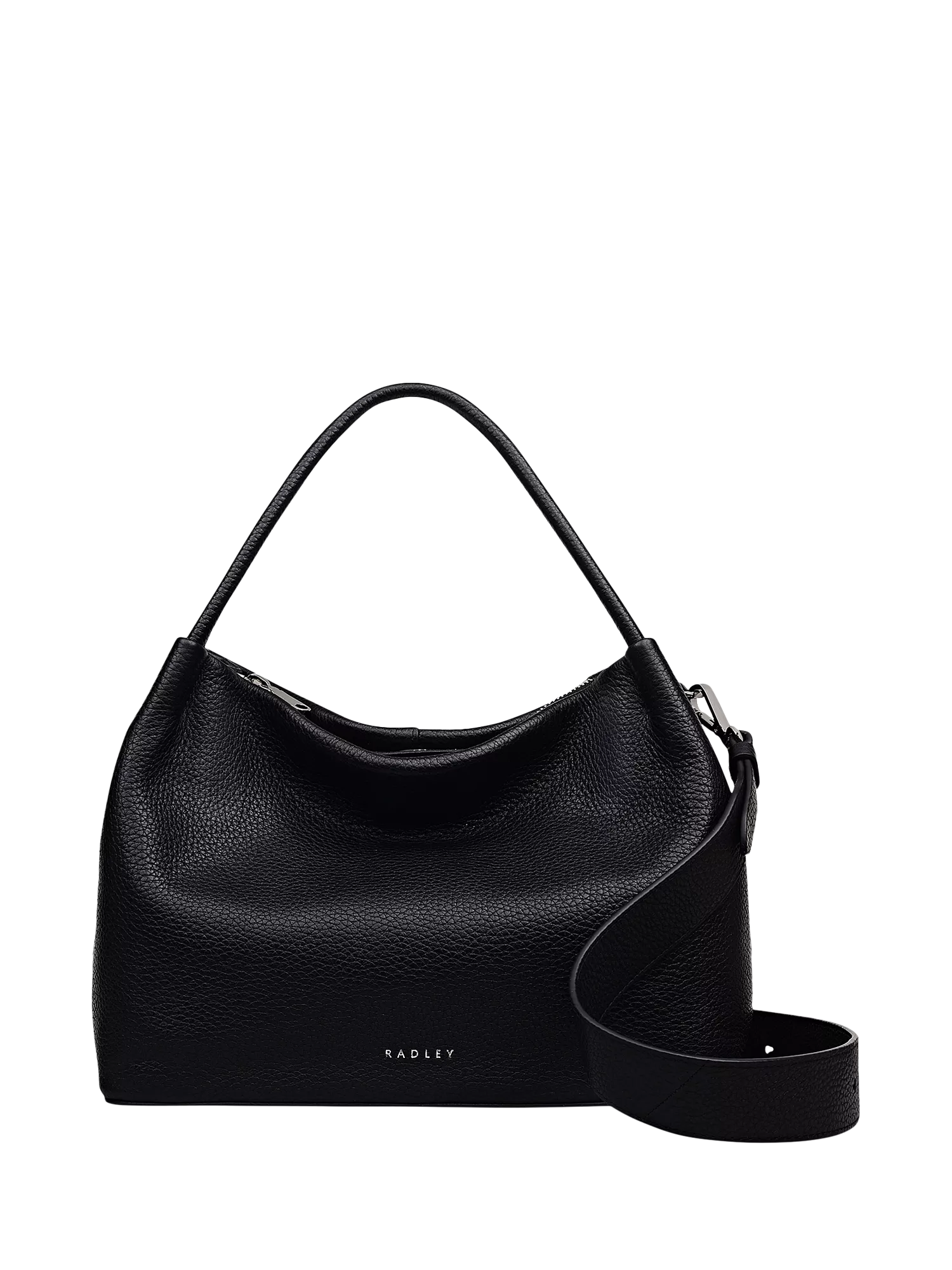 Radley leather grab bag black, imported from the UK