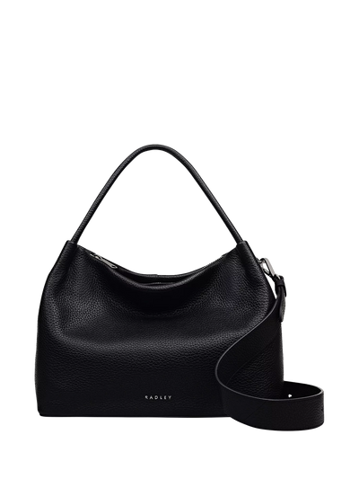 John Lewis Radley Ivydale Road Leather Grab Bag Black- Buy online at McGrocer