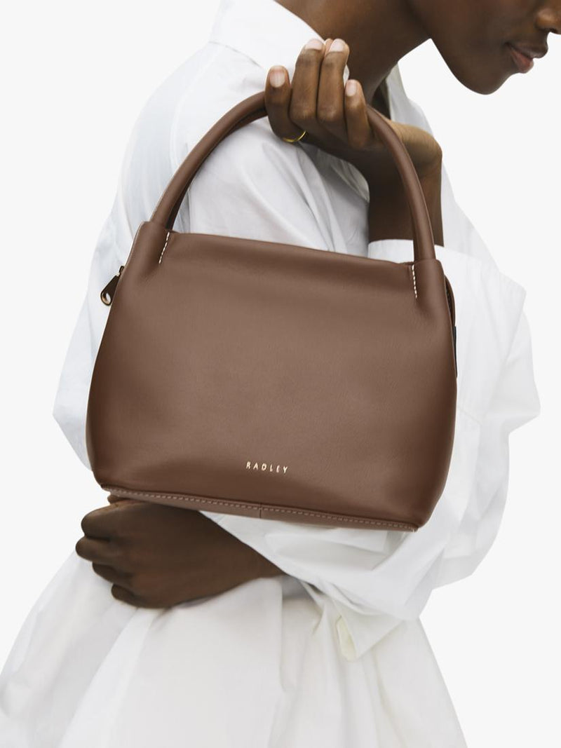 Radley leather grab bag Saddle (British brand)