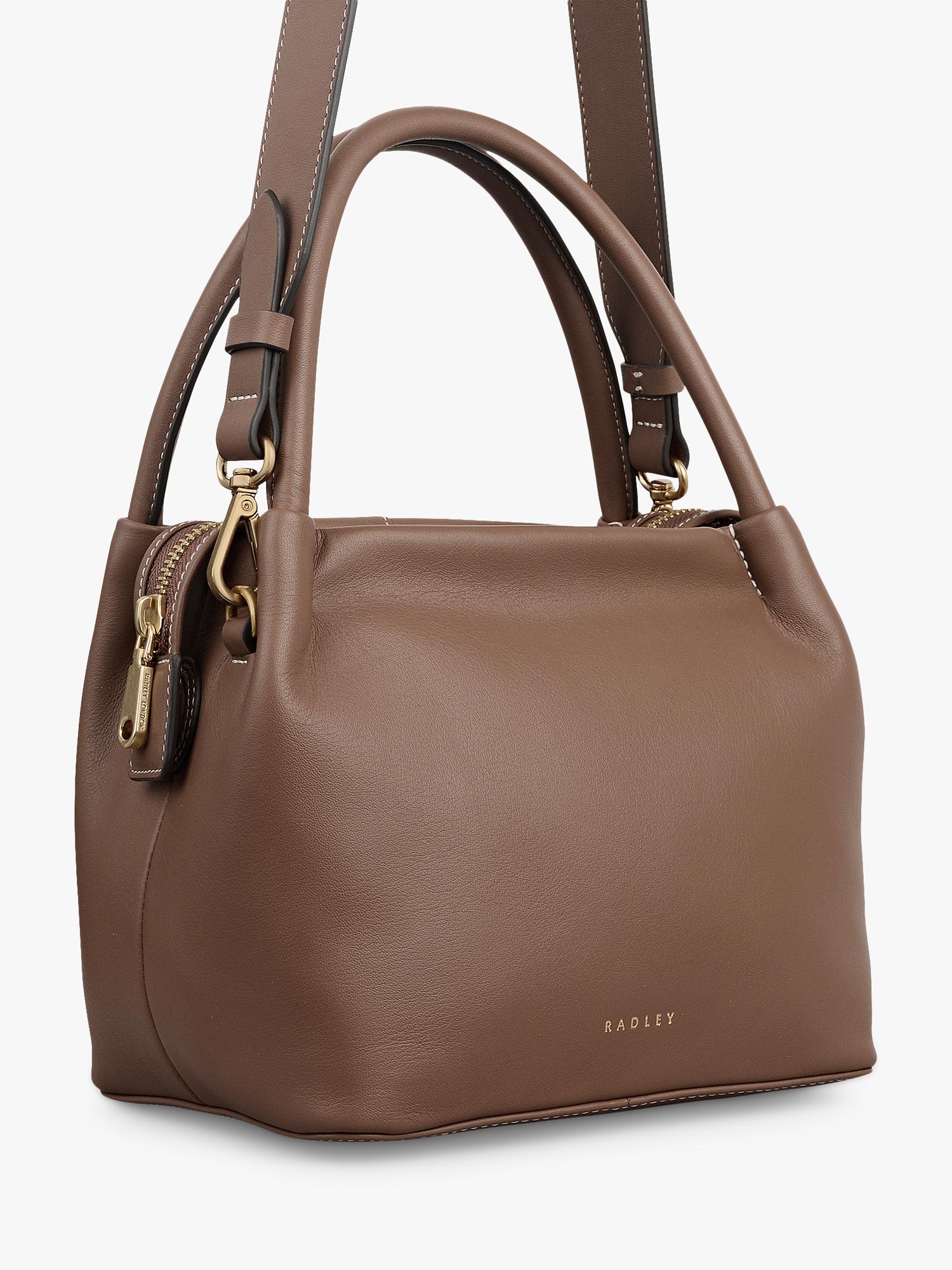 Radley leather grab bag Saddle (British brand)
