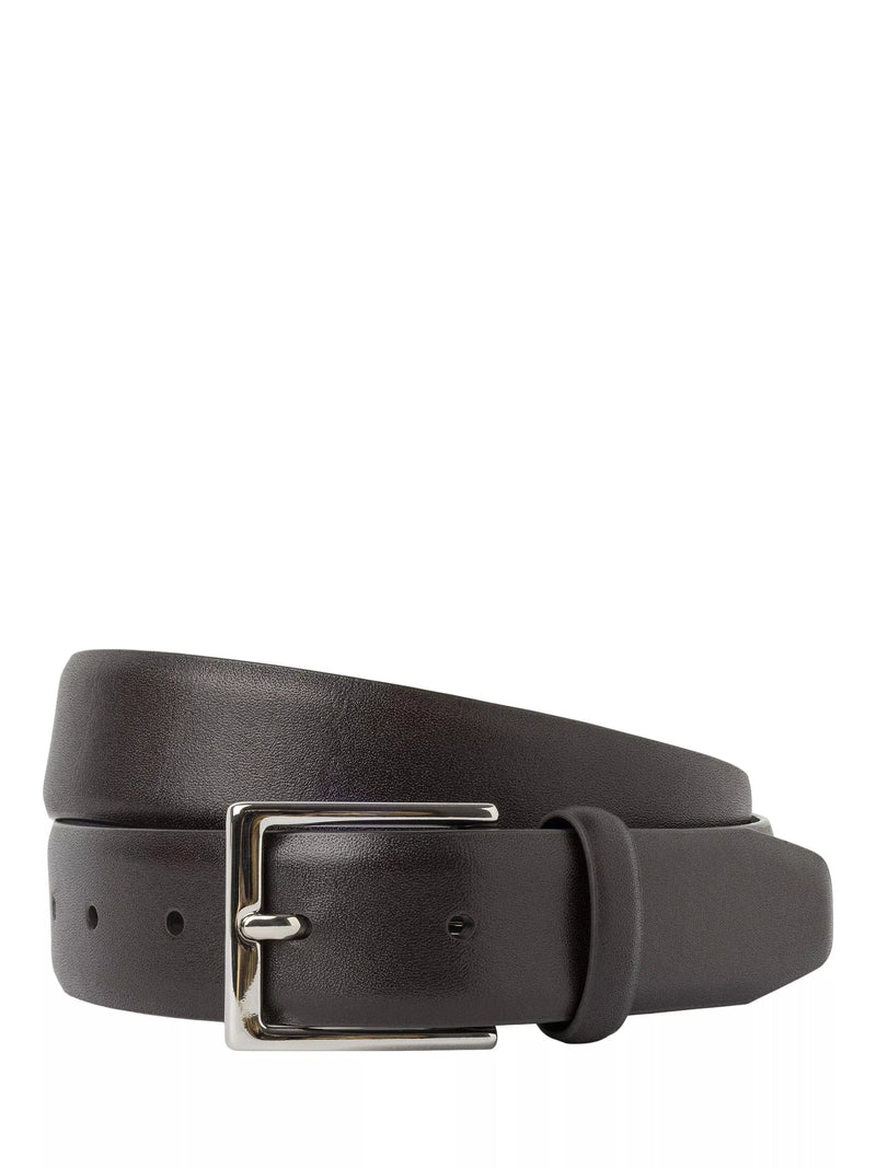 Hackett London Formal Cactus Edge Leather Belt