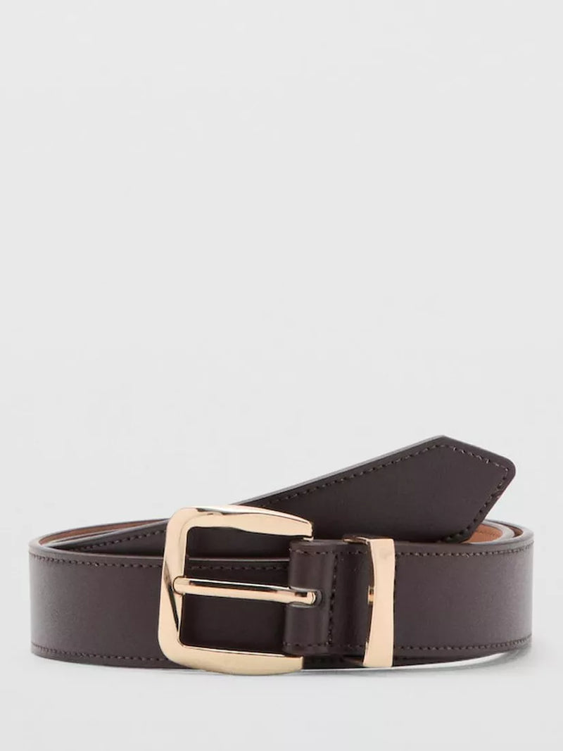 Mango Square Buckle Waist Belt