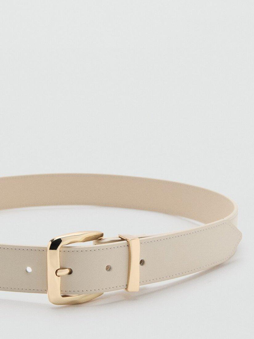 Mango square buckle waist belt (British brand)