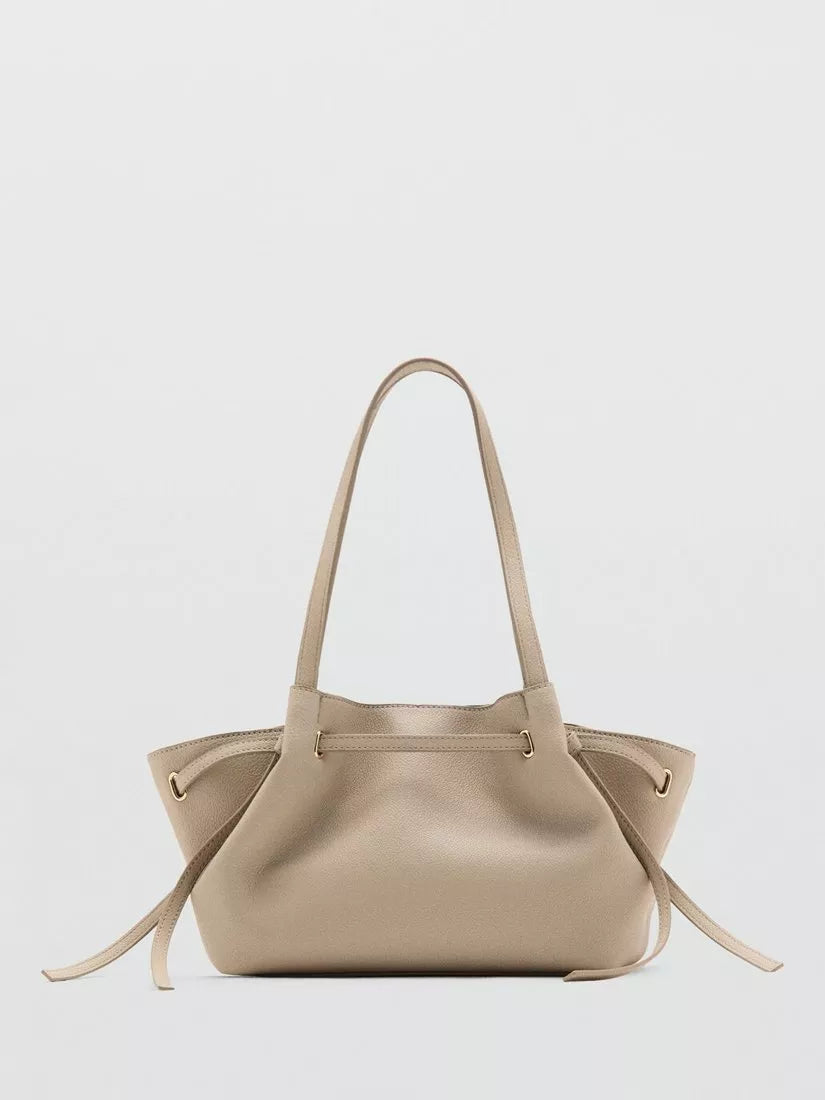 Mango off white structured tote bag, imported from the UK