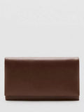 Mango Faux Leather Envelope Clutch Bag