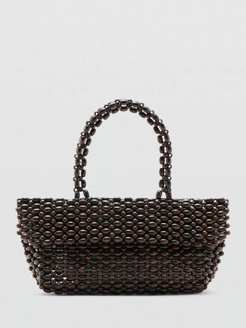 Mango beaded grab bag chocolate - British product