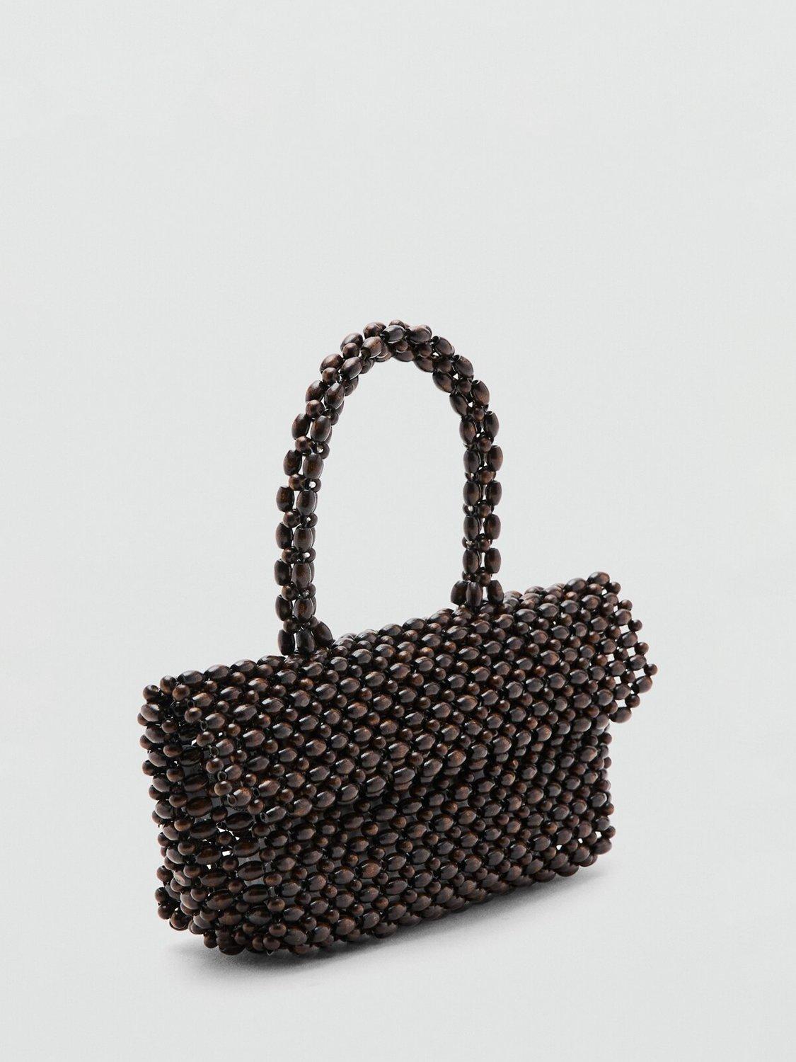Mango beaded grab bag chocolate - British product