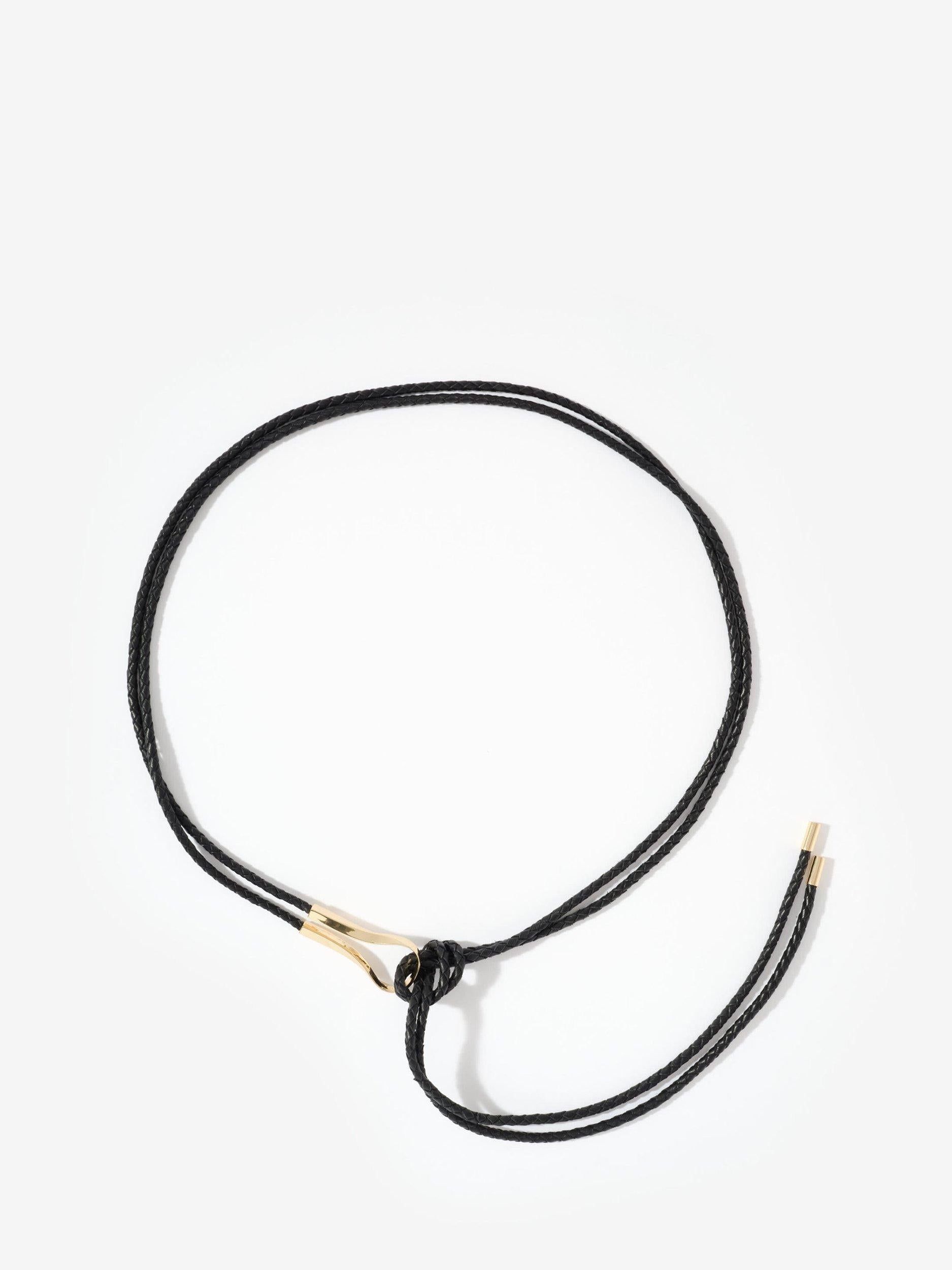 Mint Velvet handwoven leather tie waist belt - British product