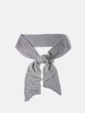 Mint Velvet silver metallic skinny scarf, UK version