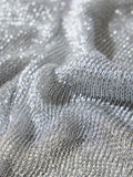 Mint Velvet silver metallic skinny scarf, UK version