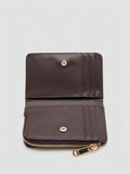 Mango braided texture zip compact wallet, UK version