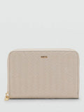 Mango compact purse in polyurethane with zip fastening (British brand)