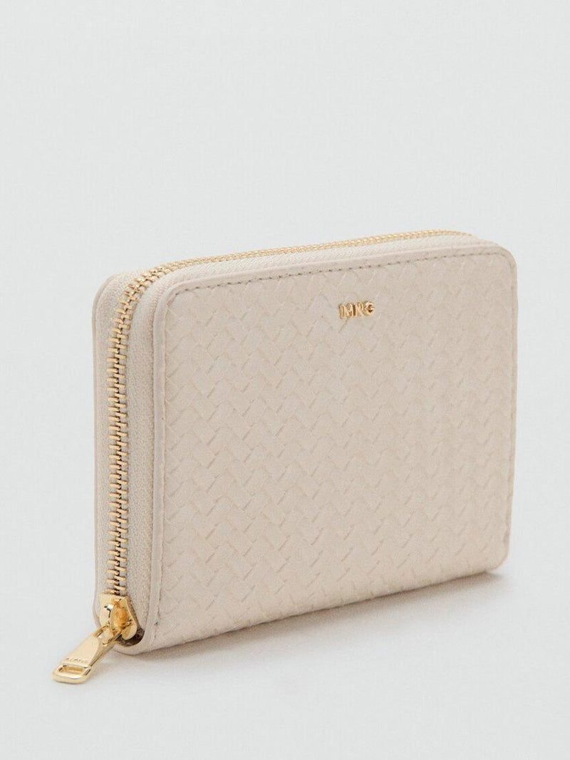 Mango compact purse in polyurethane with zip fastening (British brand)