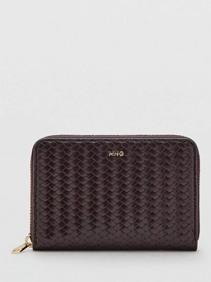 Mango compact purse in polyurethane with zip fastening (British brand)