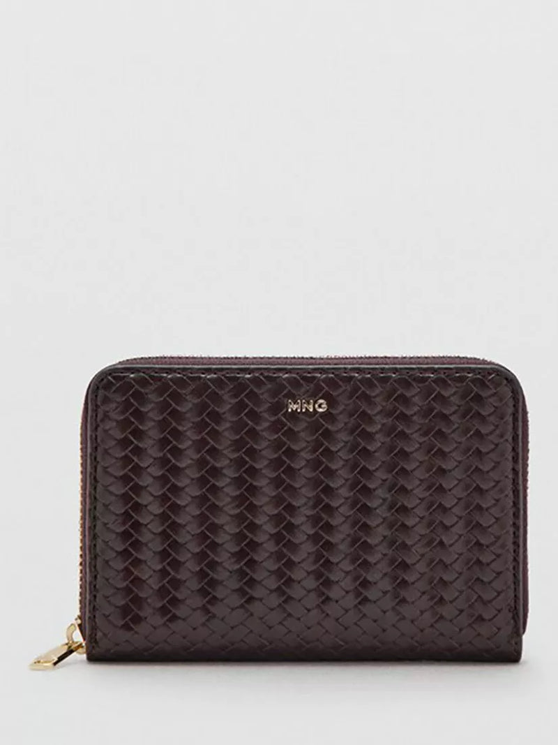 Mango compact purse in polyurethane with zip fastening (British brand)