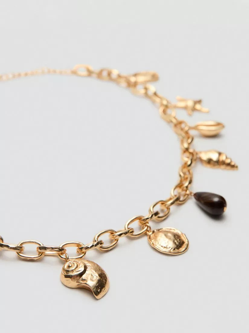 Mango charm chain belt gold, imported from the UK