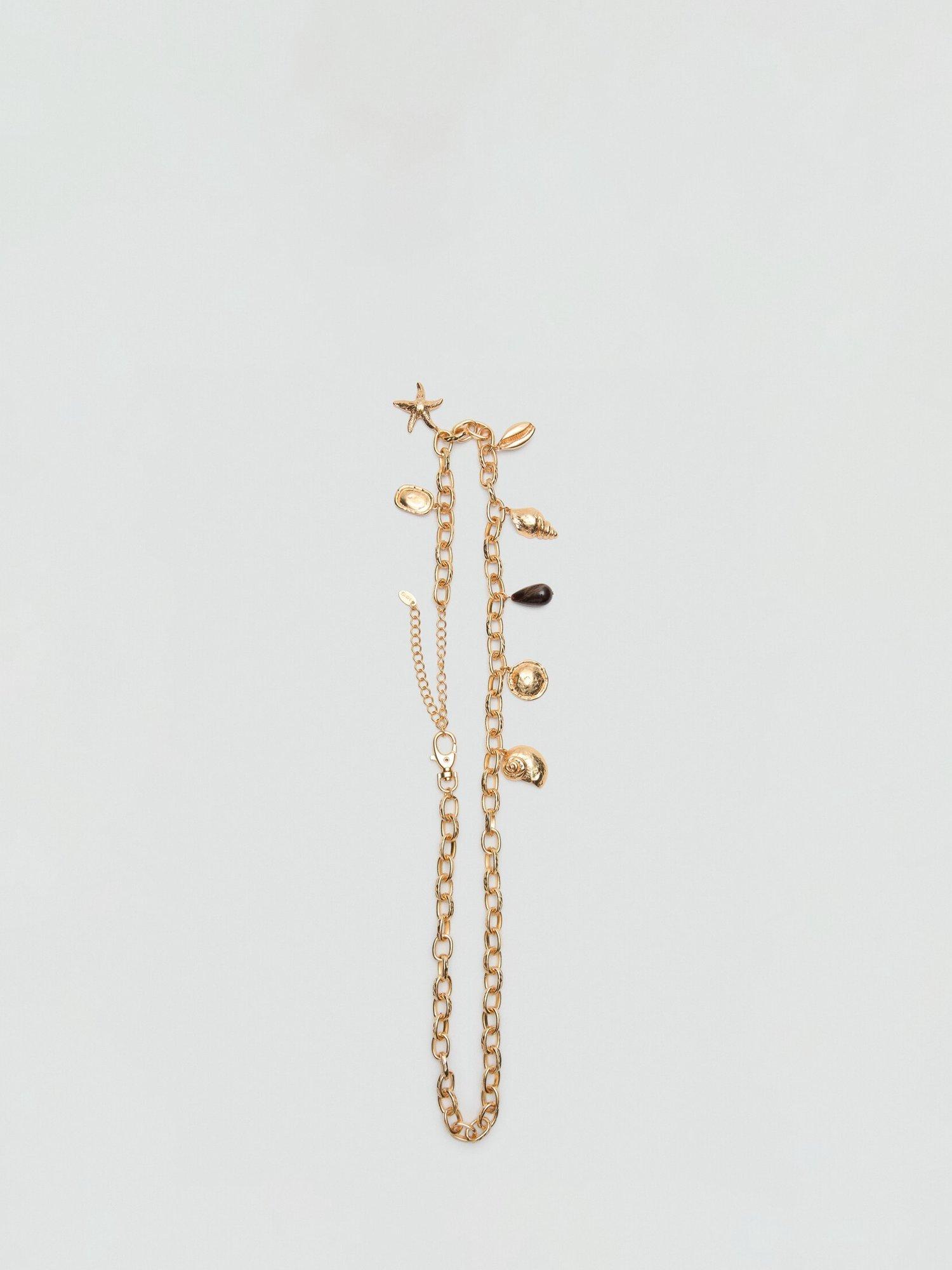 Mango charm chain belt gold, imported from the UK