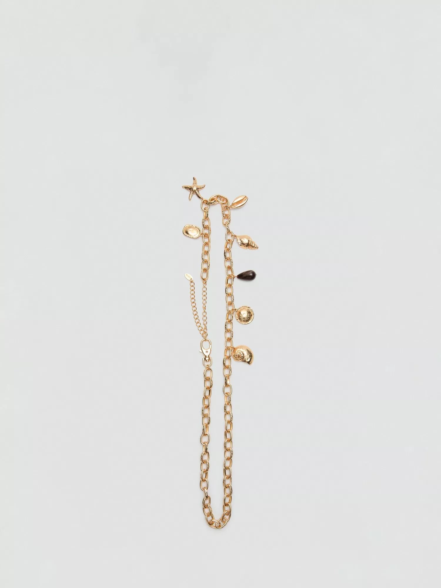 Mango charm chain belt gold, imported from the UK