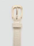 Mango skinny embossed belt raw style (British brand)
