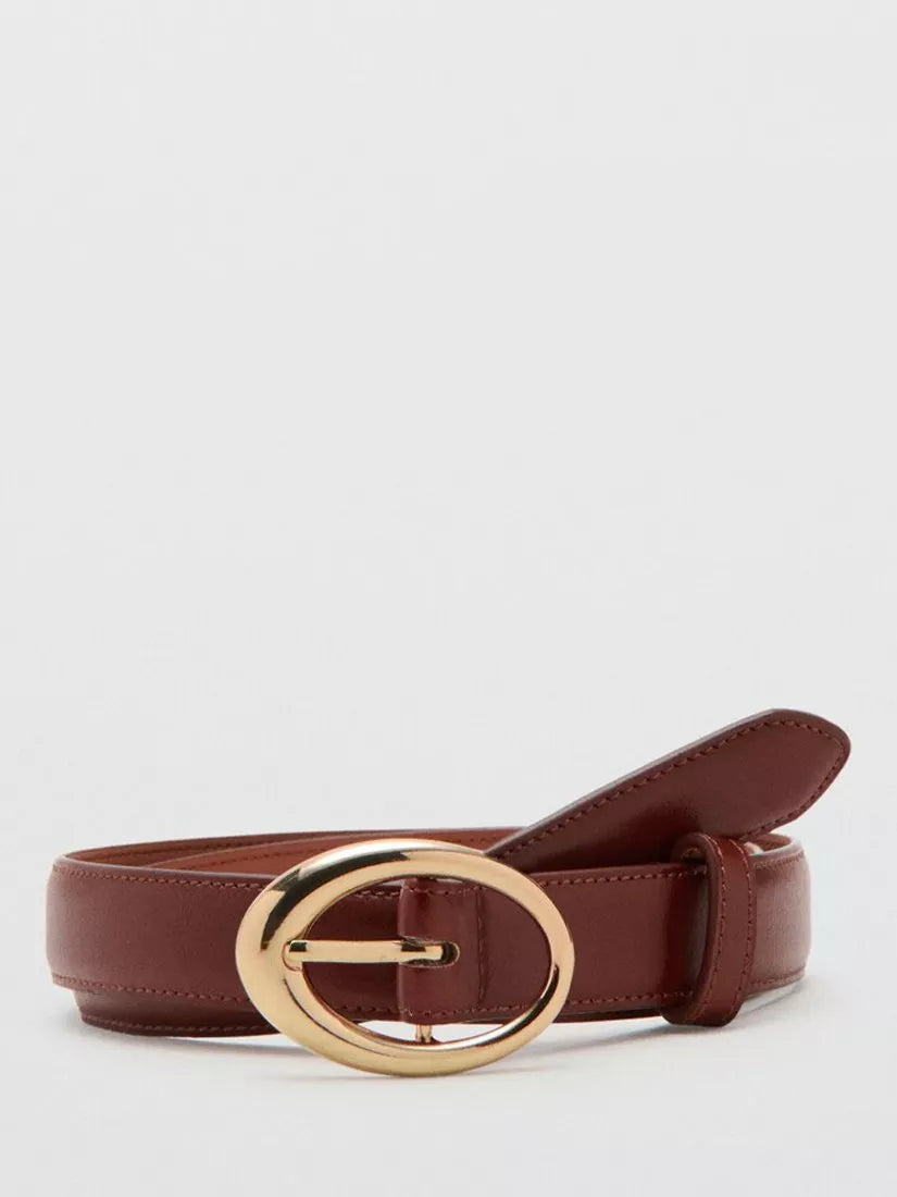 Mango Oval Buckle Belt