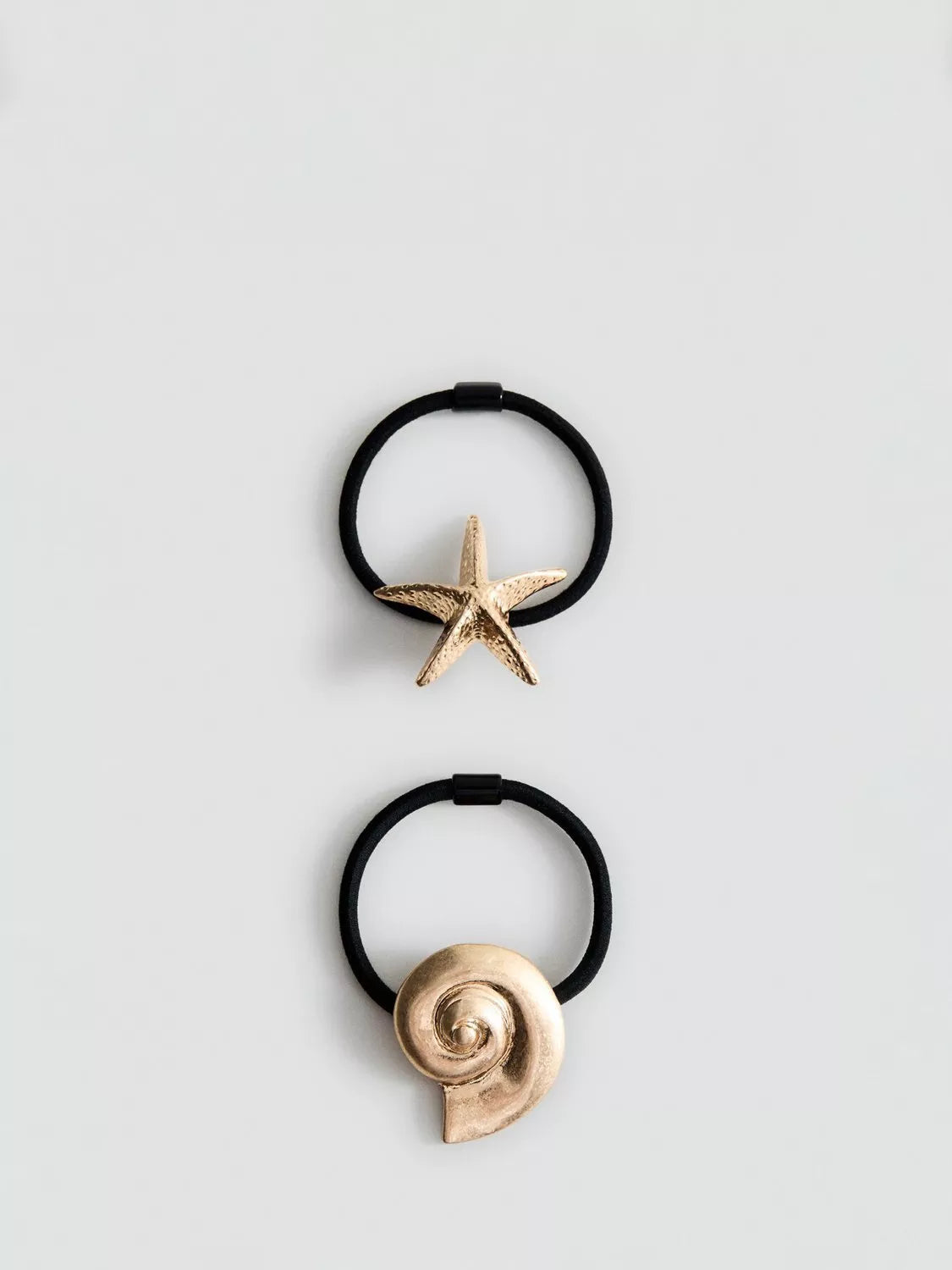 Mango sealife hair bands gold pack of 2, imported from the UK