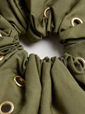 Mango cotton eyelet scrunchie, imported from the UK