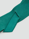Mango wide suede belt turquoise, imported from the UK
