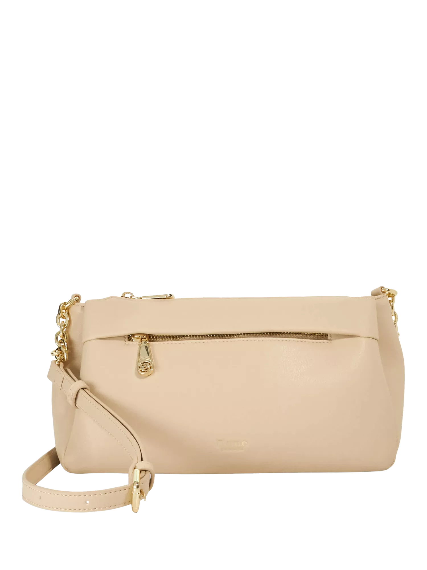 Dune London shoulder bag with chain strap in ecru - British product
