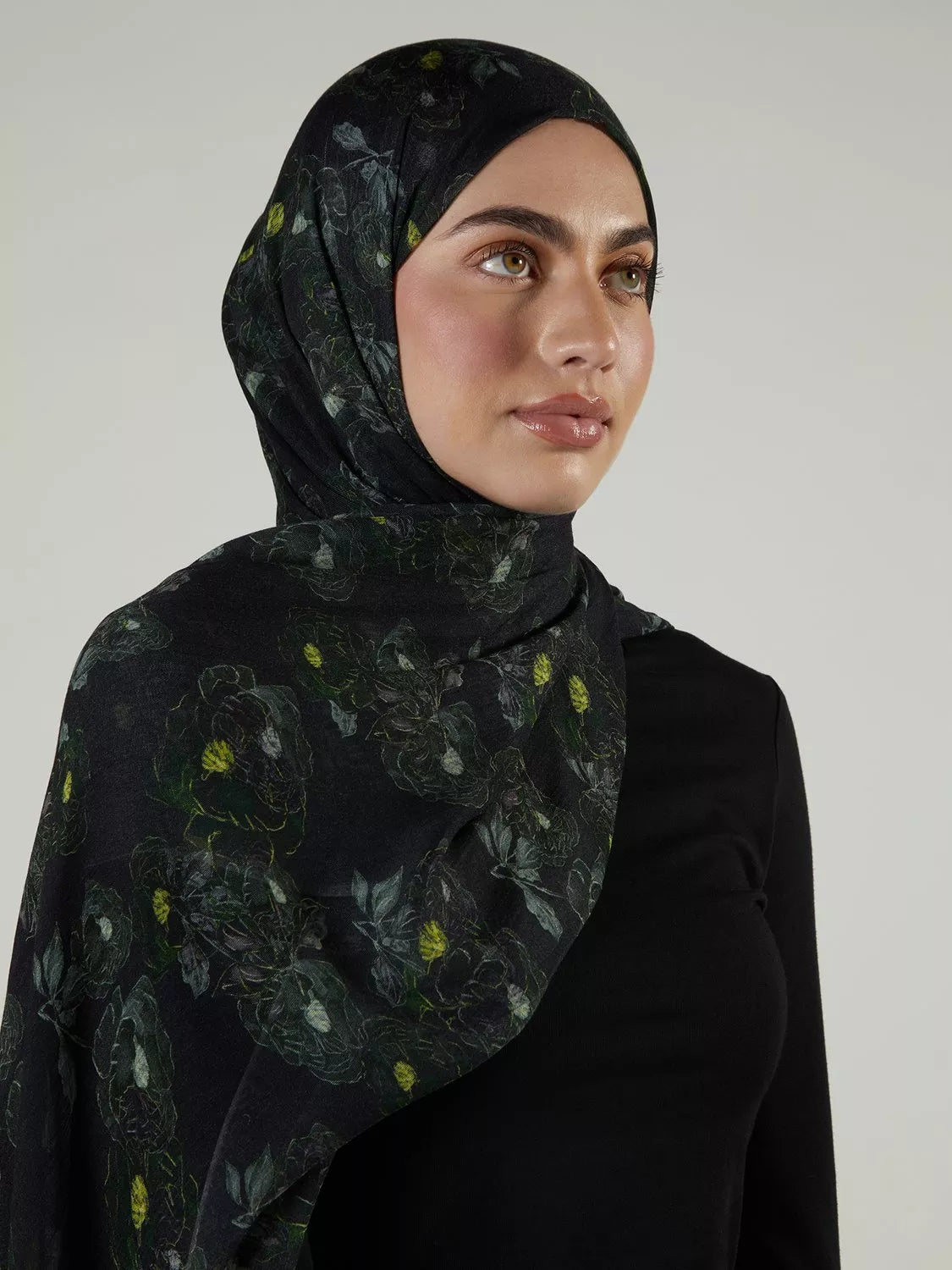 Aab Mahonia Premium Modal Hijab multi colour, imported from the UK