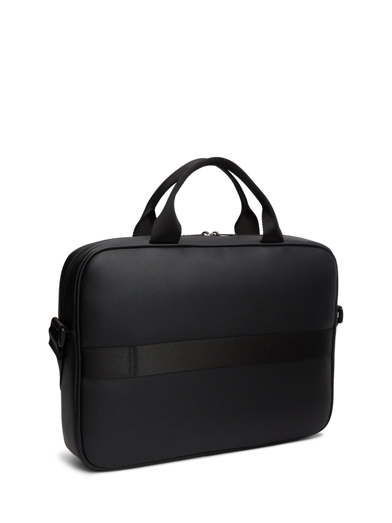 Tommy Hilfiger black crossbody laptop bag 38cm, UK version