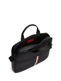 Tommy Hilfiger black crossbody laptop bag 38cm, UK version