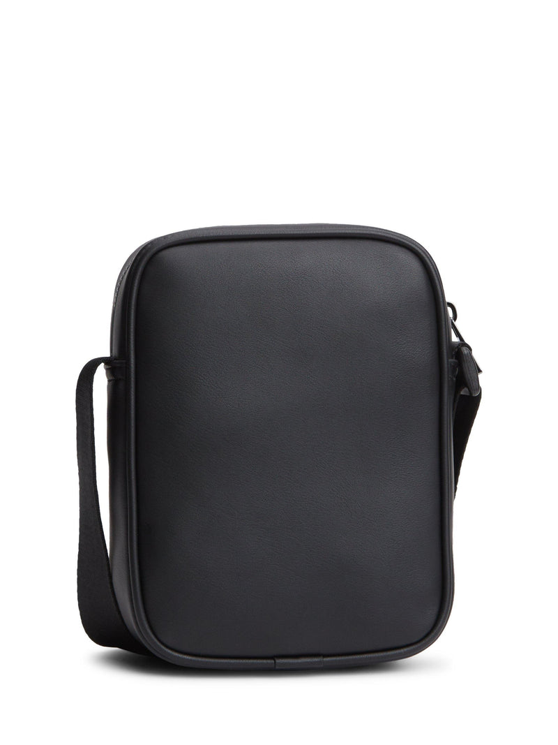 Tommy Hilfiger crossbody reporter bag black with metallic logo - British product
