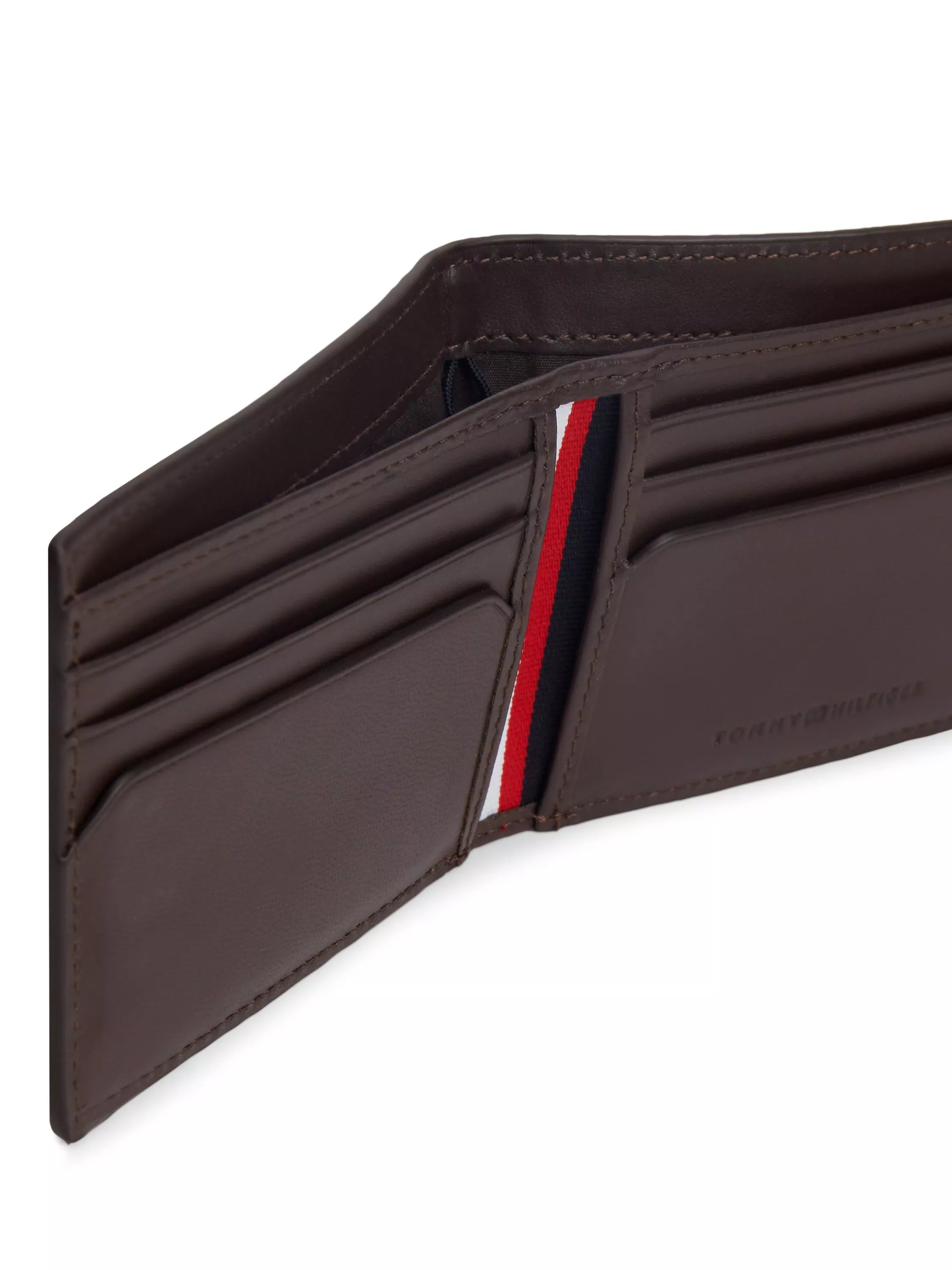 Tommy Hilfiger leather bifold wallet brown, UK version