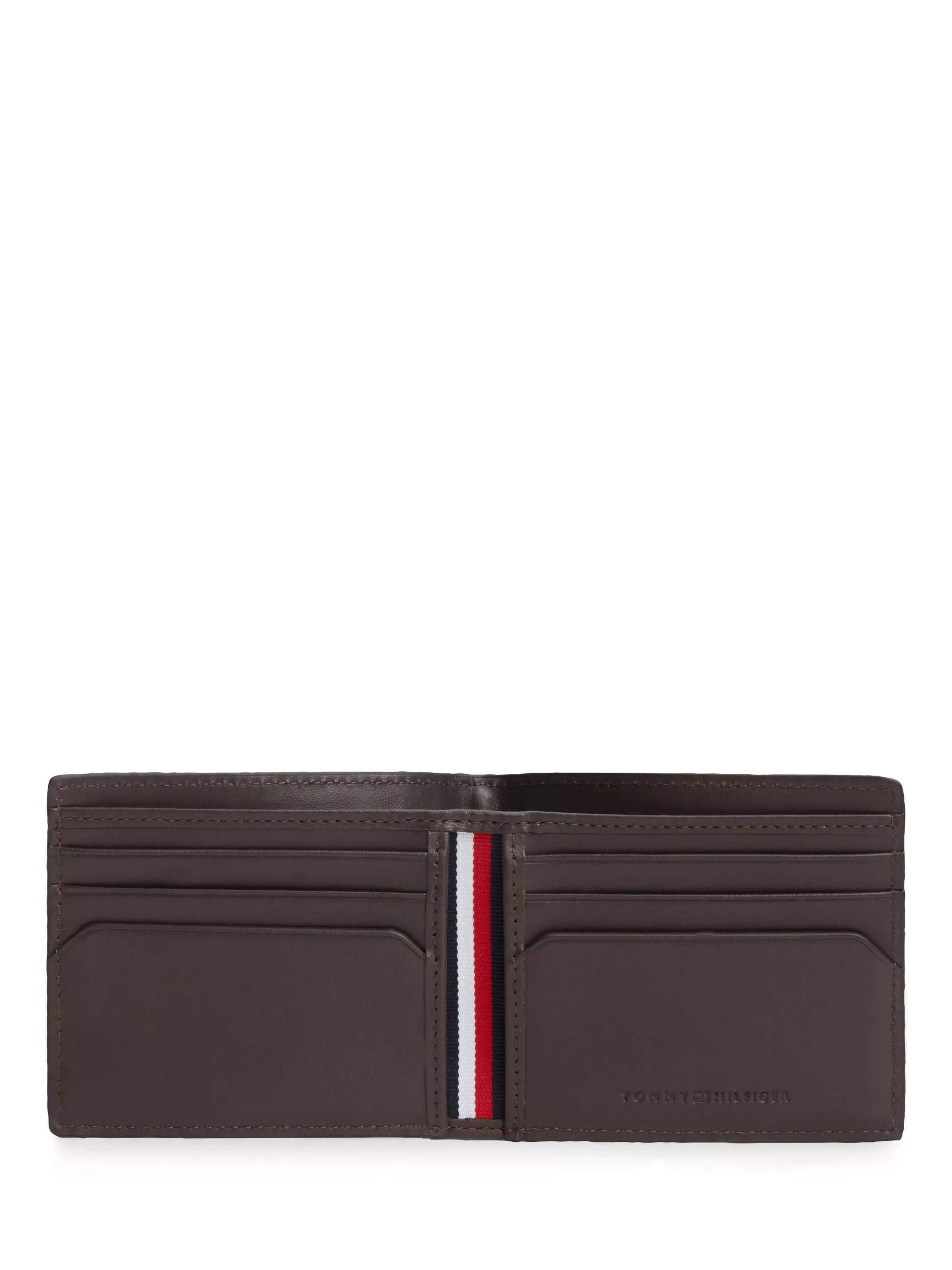 Tommy Hilfiger leather bifold wallet brown, UK version