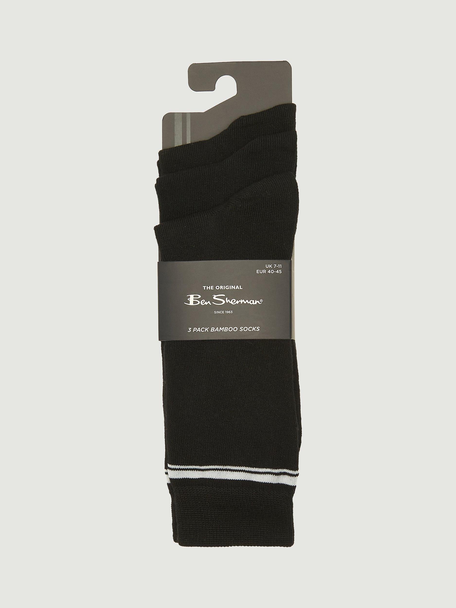 Ben Sherman mod stripe socks pack of 3 (British brand)