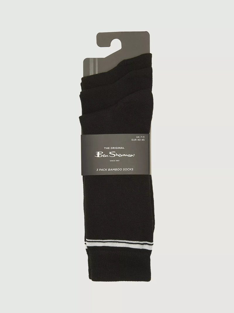 Ben Sherman mod stripe socks pack of 3 (British brand)