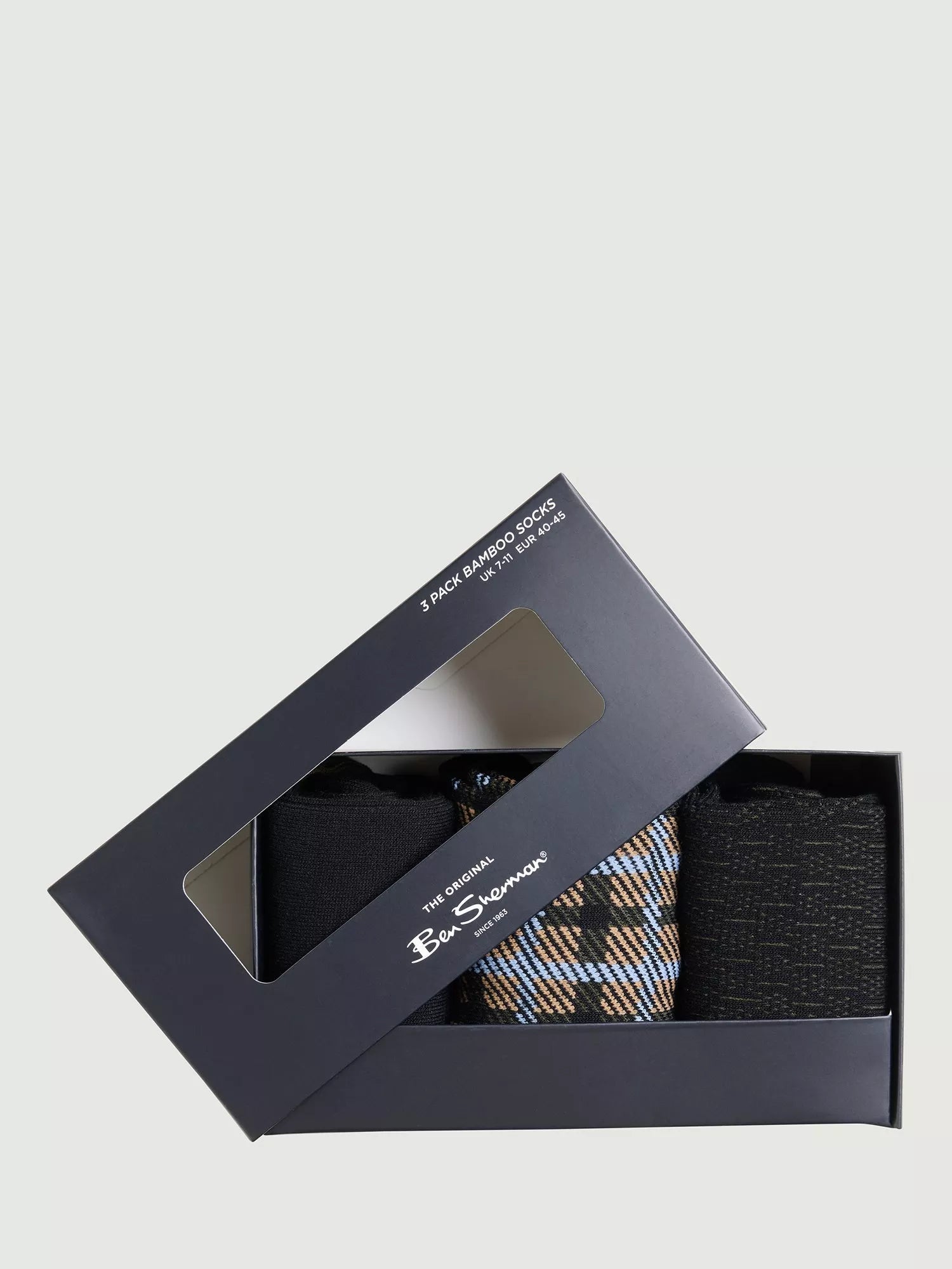Ben Sherman crew socks pack of 3 khaki - British product