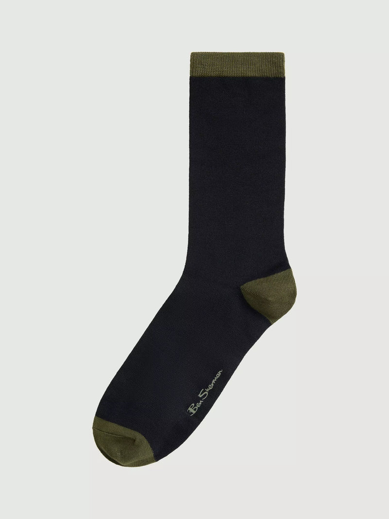 Ben Sherman crew socks pack of 3 khaki - British product
