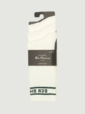 Ben Sherman socks pack of 3 white crew socks (British brand)