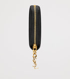Saint Laurent Matelassé Zip-Up Wallet (British brand)