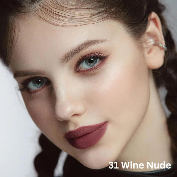 Peripera Ink Velvet Lip Tint Wine Nude 4g, imported from the UK