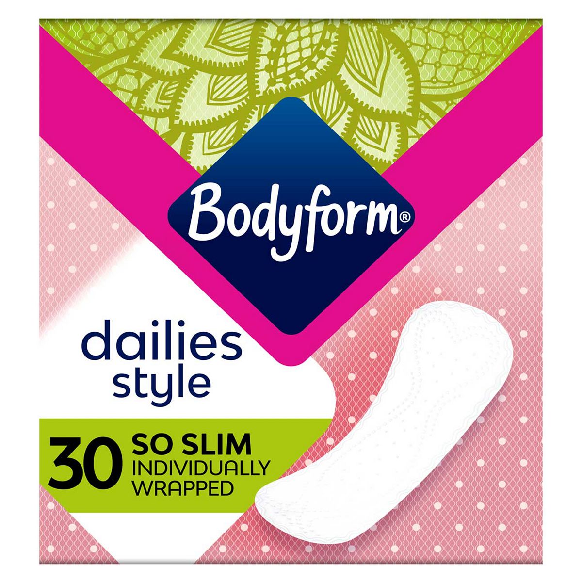 Bodyform Dailies So Slim Panty Liners 30 pack GOODS Boots   