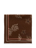 Saint Tropez Rosashells square printed scarf 70x70cm, imported from the UK
