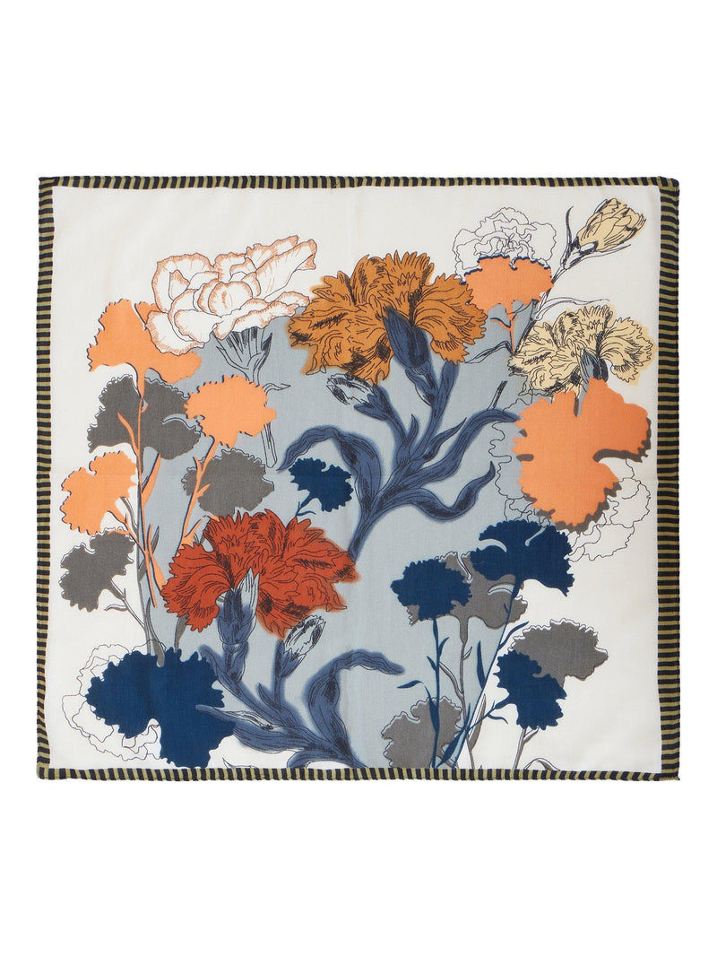 Yumi floral placement square scarf 67cm x 67cm (British brand)