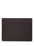 Tommy Hilfiger brown leather card holder 10.3cm - British product